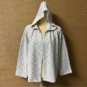 Madewell Cardigan Womens Medium Gray Hooded